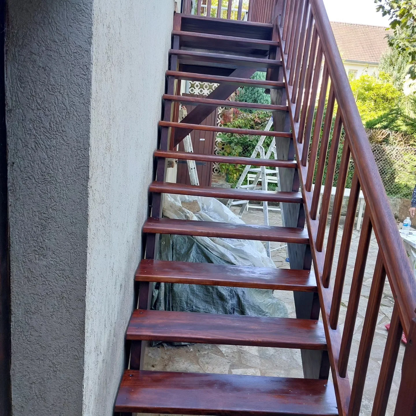 Escalier - Rénovation escalier en bois réalisé par L'Empreinte du Bâtiment