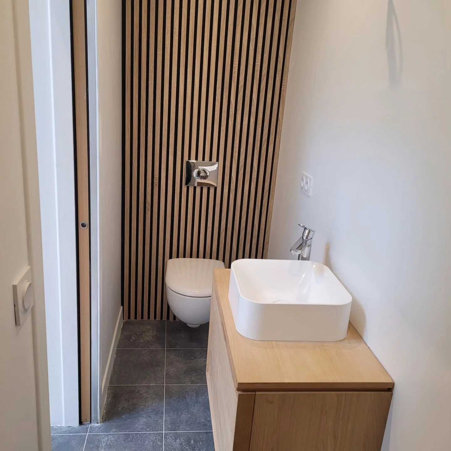 Sanitaires - Rénovation Salle de bain réalisé par L'Empreinte du Bâtiment