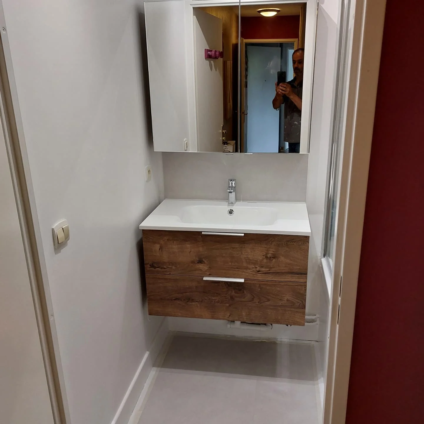 Sanitaires - Rénovation Salle de bain Juillet 2024 réalisé par L'Empreinte du Bâtiment