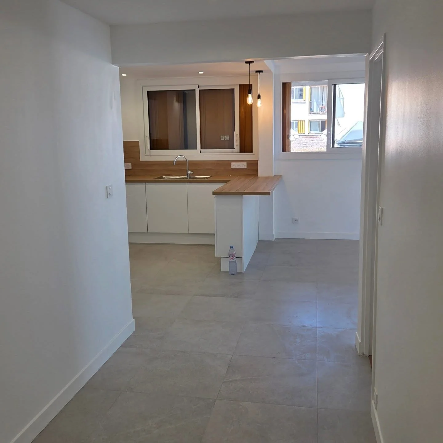 Sanitaires - Rénovation appartement réalisé par L'Empreinte du Bâtiment