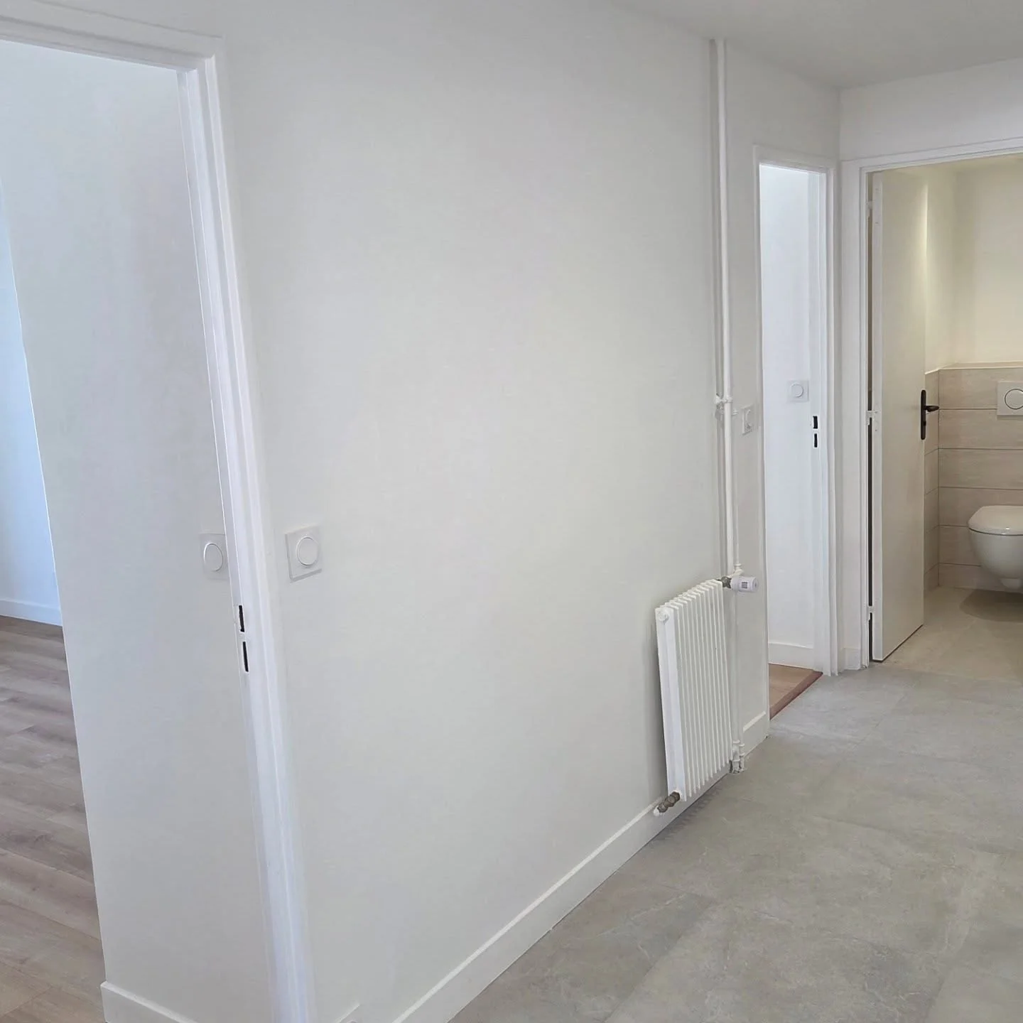 Sanitaires - Rénovation appartement réalisé par L'Empreinte du Bâtiment